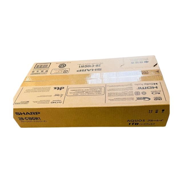 新品・未開封　SHARP シャープ 2BC10GW1 ブルーレイレコーダー