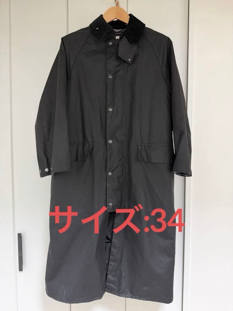 バブアー　オーバーサイズ　バーレー　34 ピンバッジ付き