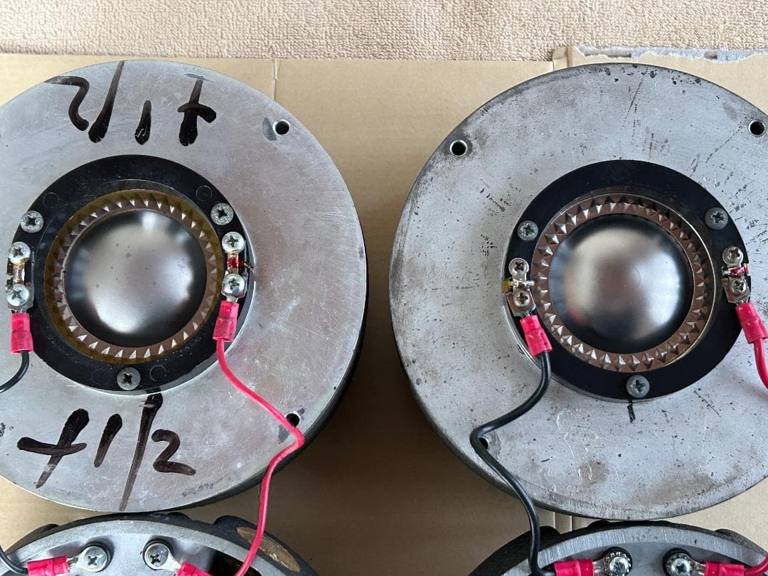 A*2様 JBL 2420 1インチ口径ドライバーユニット2個　中古動作確認済