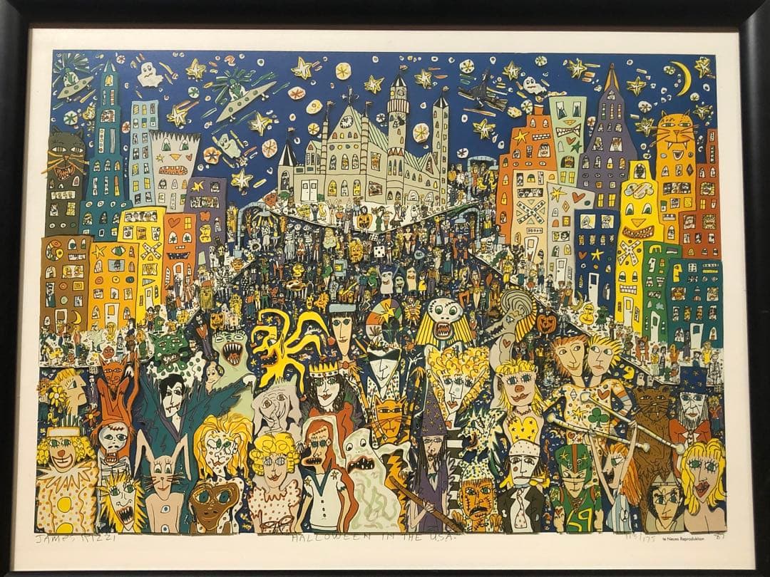 james rizzi ジェームス リジィ 額装ポスター ③