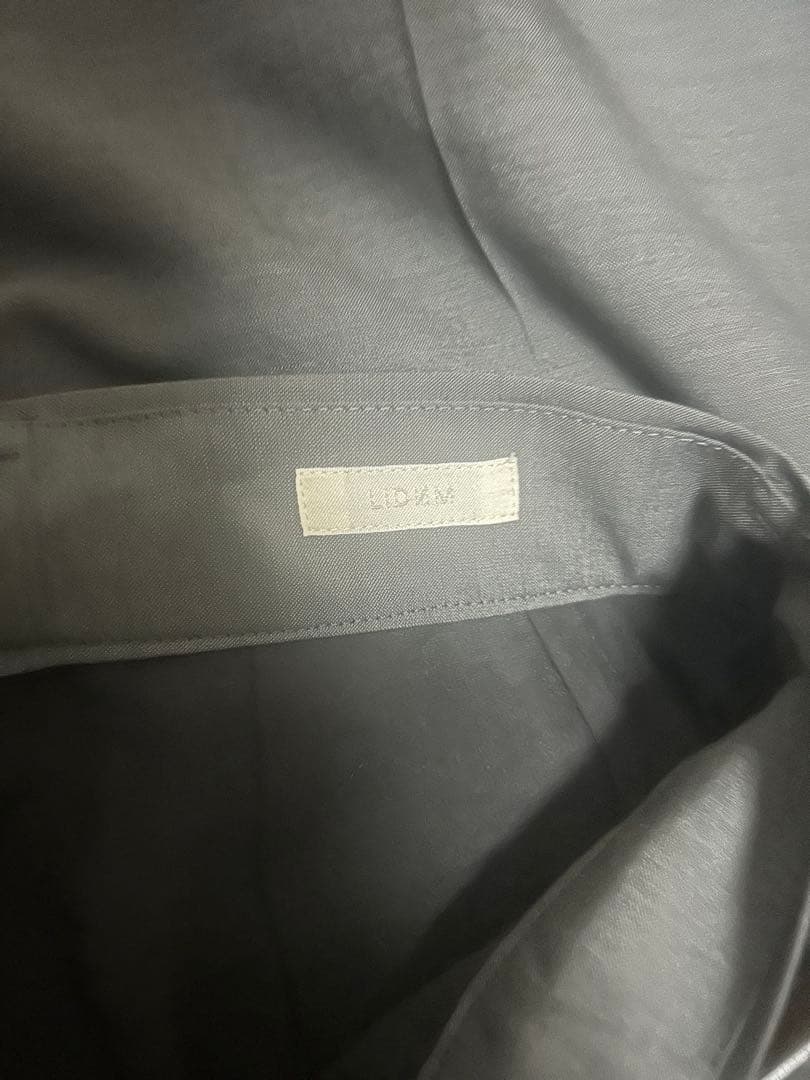 超希少LIDNM SUPER LIGHT WOOL TROUSERSグレーS