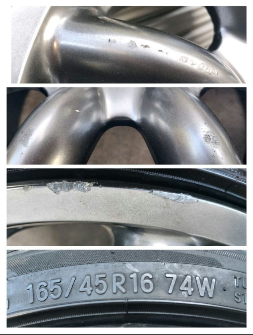 ミニライト 16×7J 4H/100 +48 165/45R16 軽仕様