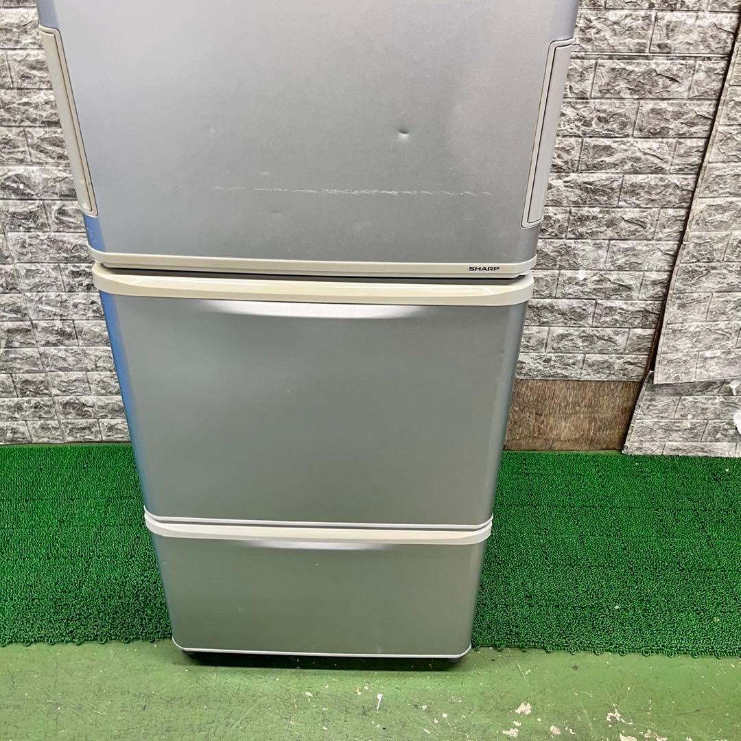 618 SHARP どっちもドア　大型冷蔵庫　350L 300L強　家庭用　小型
