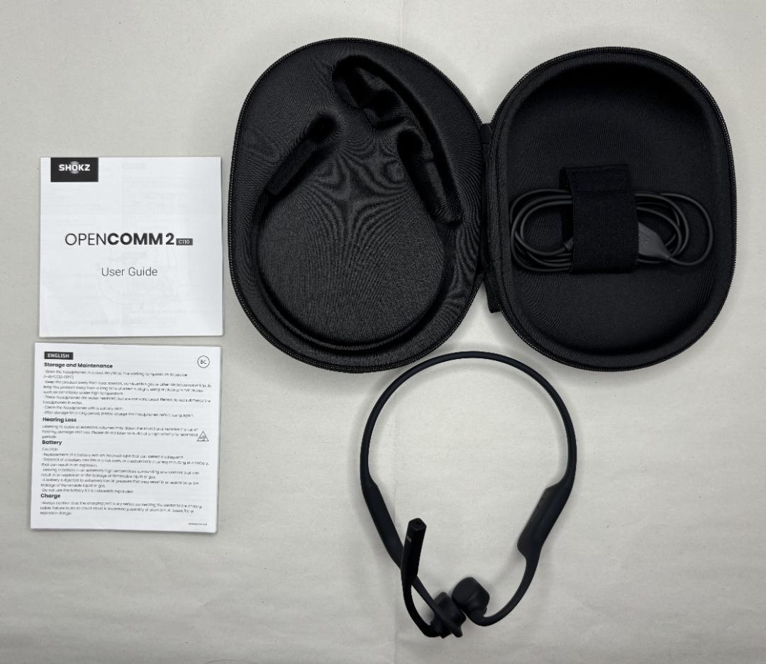 SHOKZ OPENCOMM 2 骨伝導イヤホン　[送料込み]