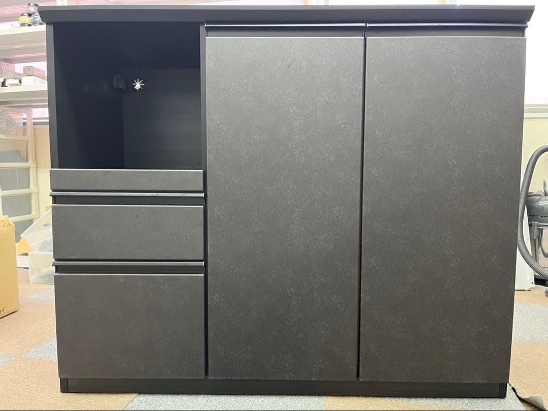 新生活に〜食器棚　ダークブラウン