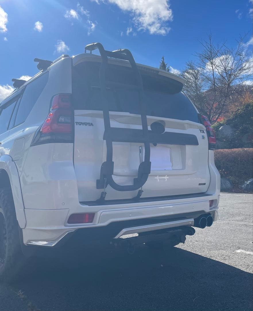 プラド150 TERZOリアラダー【チッピング塗装➕超耐久マッドブラック塗装】