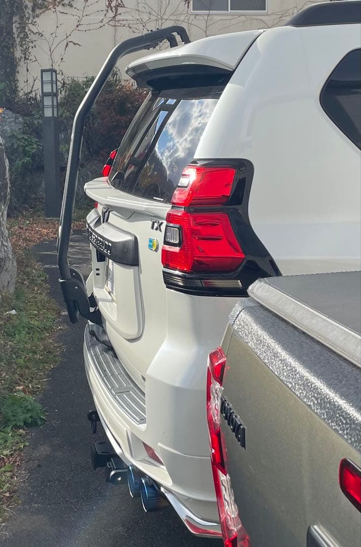 プラド150 TERZOリアラダー【チッピング塗装➕超耐久マッドブラック塗装】