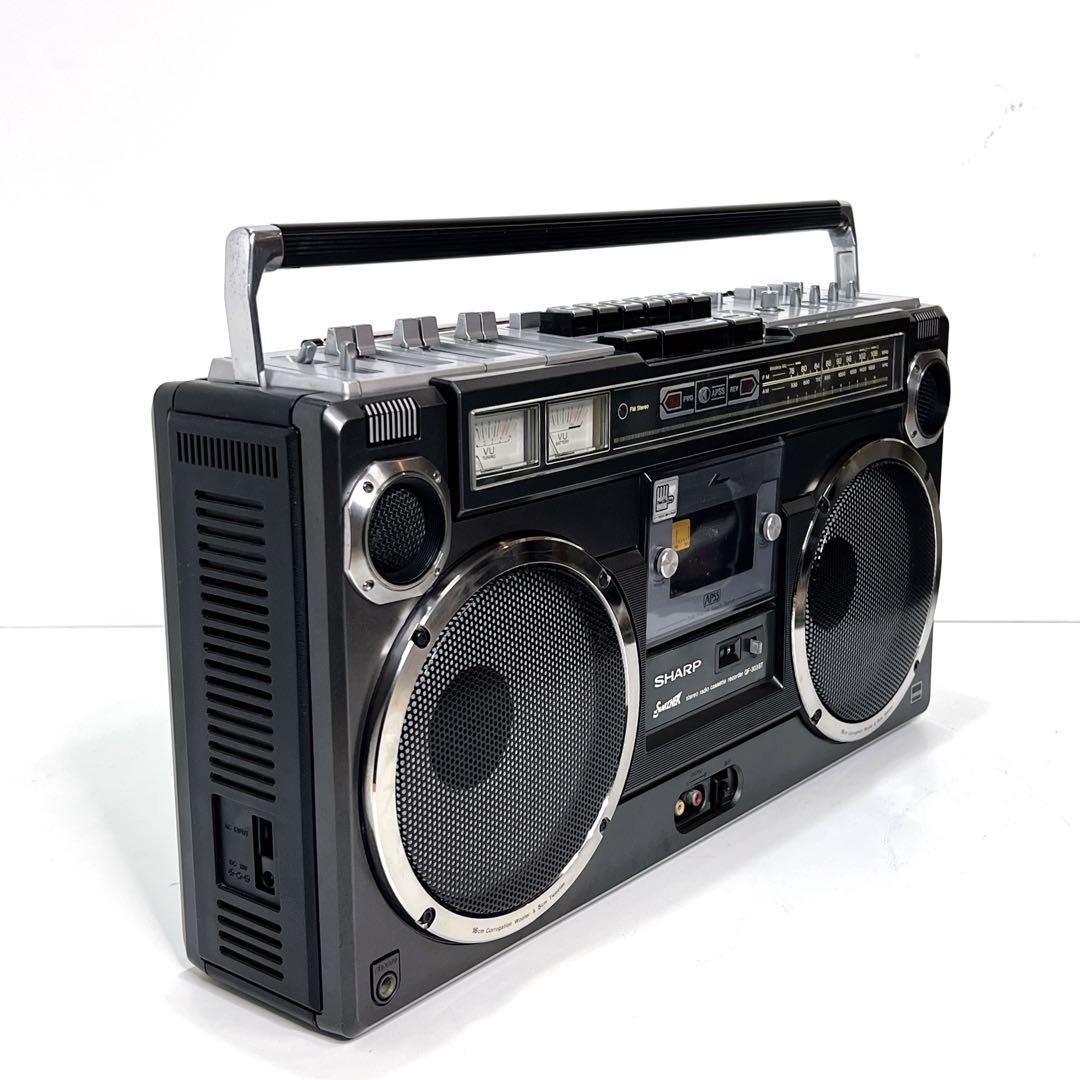 【極美品・動作品】 SHARP GF-303ST ラジカセ　 カセット再生OK