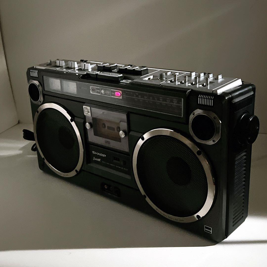 【極美品・動作品】 SHARP GF-303ST ラジカセ　 カセット再生OK
