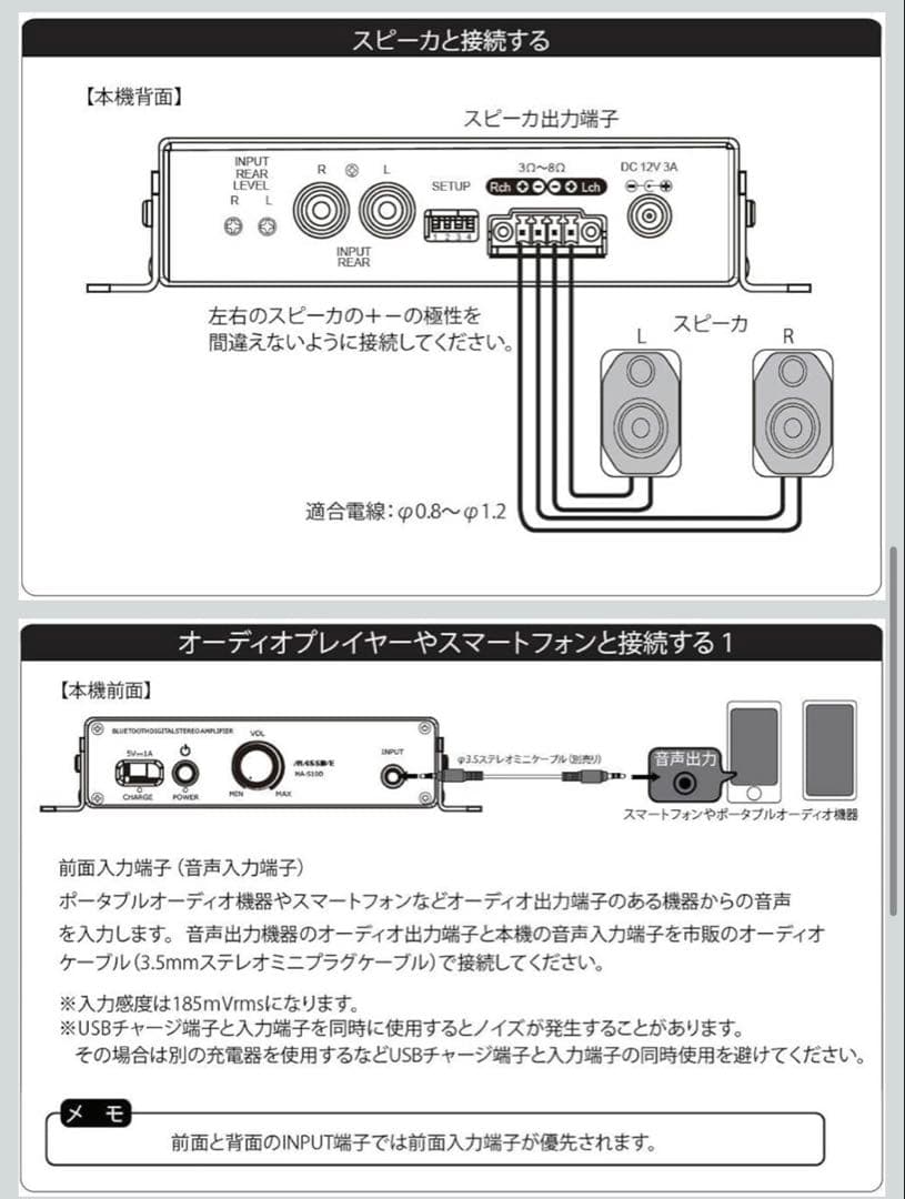 MA-S10D デジタルステレオアンプ