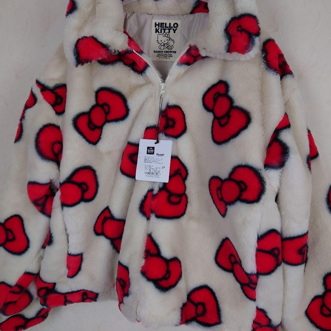 RODEO CROWNS (サンリオ)KITTY フェイクファーコート