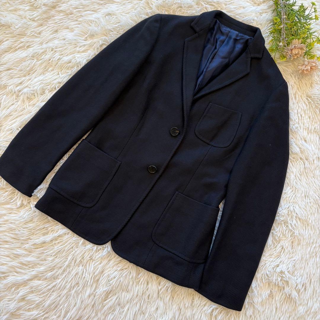 【Kiton】カシミヤ100% テーラードジャケット 38 ブラック イタリア製