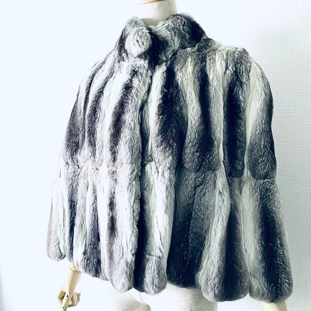 新品同様✨◆THE BANG◆200万 デンマーク王室御用達チンチラケープコート