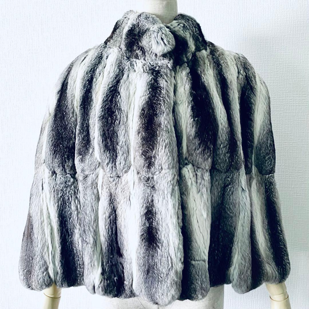 新品同様✨◆THE BANG◆200万 デンマーク王室御用達チンチラケープコート