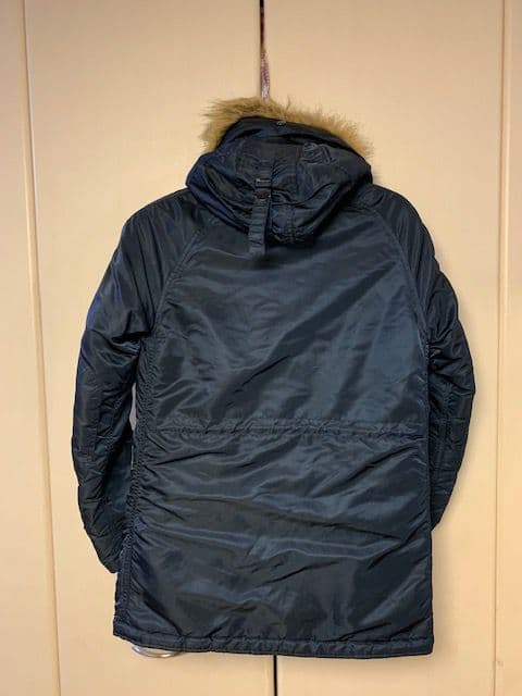 Alpha × チャオパニック N3Bフライトジャケット ネイビー S