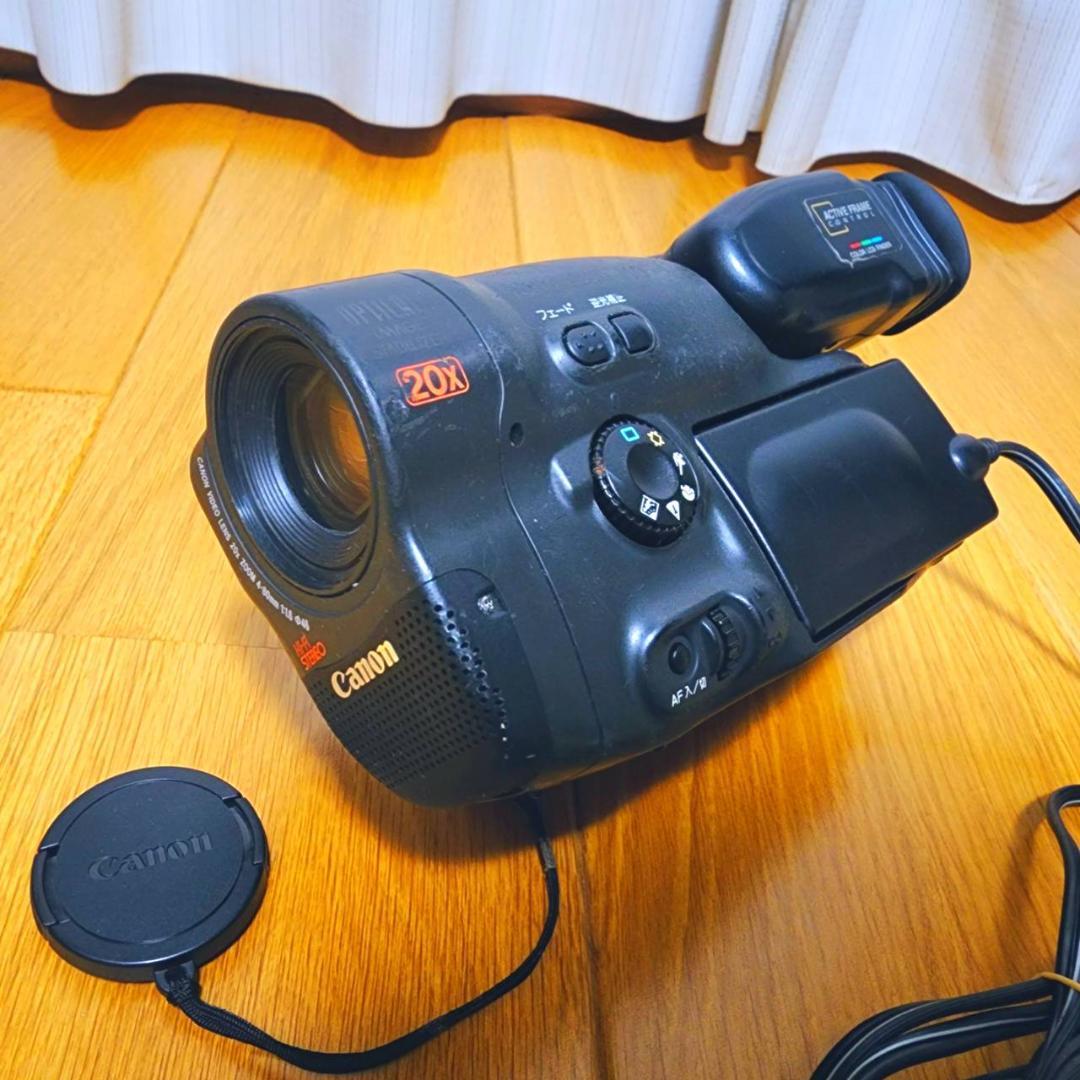 【動作確認済】希少 Canon 高画質 Hi8 ビデオカメラ ACアダプタセット