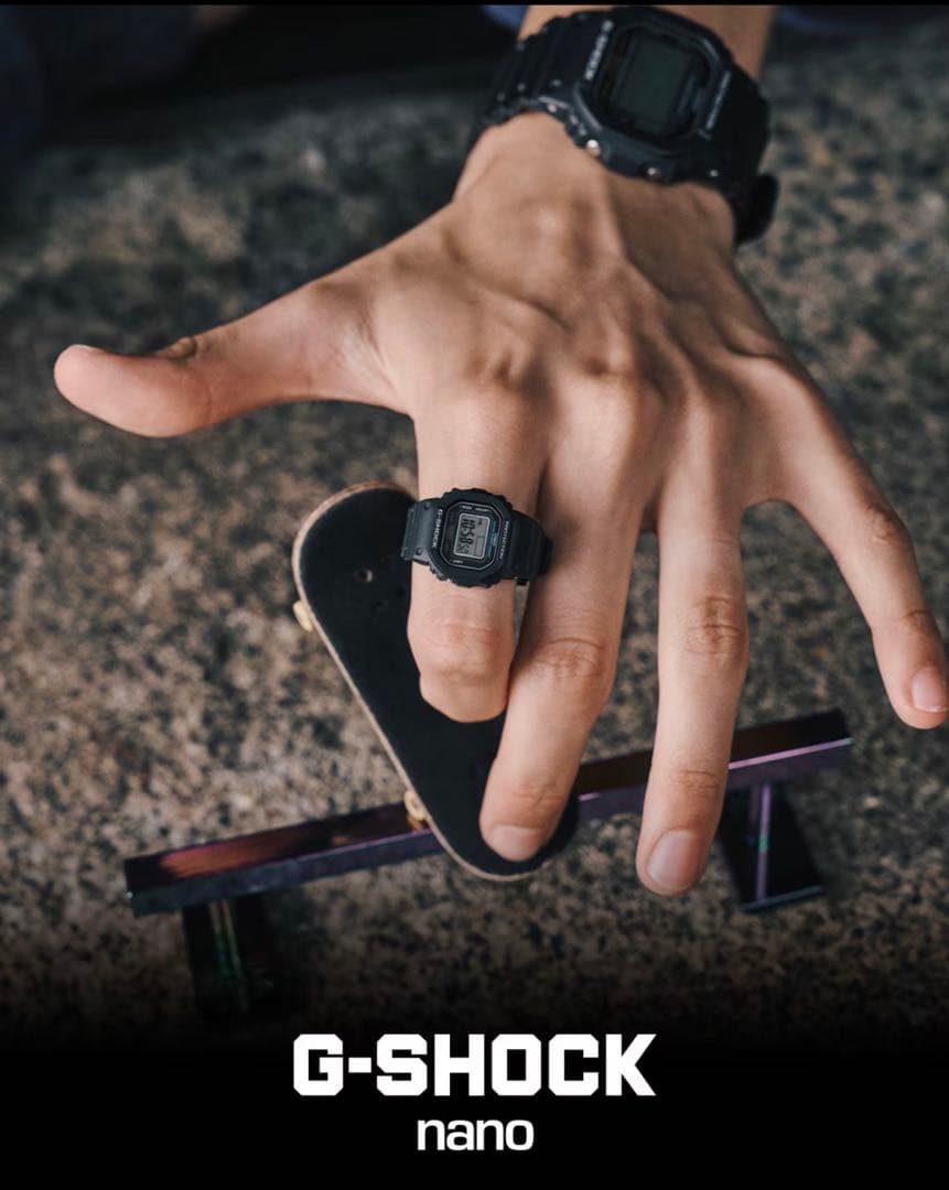 【未開封 ブラック】 G-SHOCK DWN-5600-1JR nano