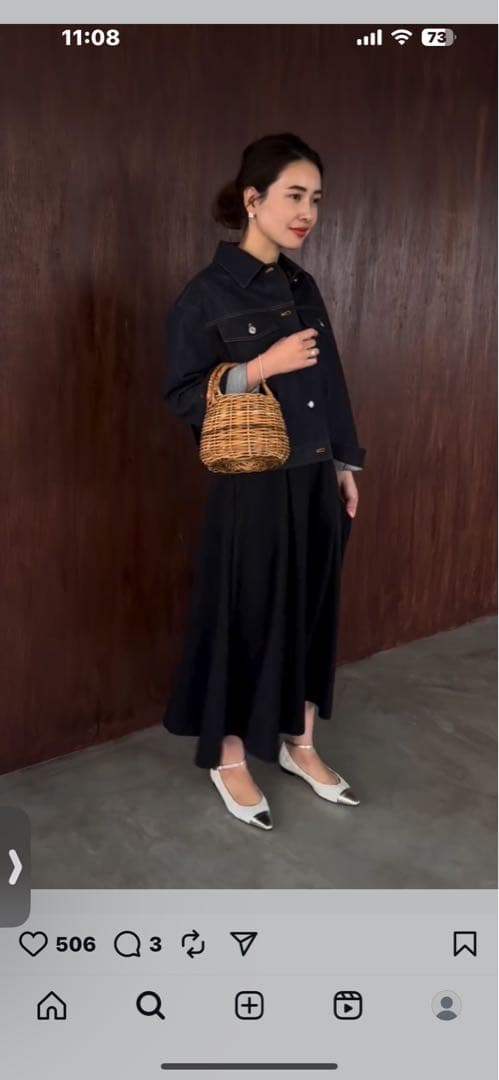 OHGA ohga オーガ　レディースデニムジャケットGジャン