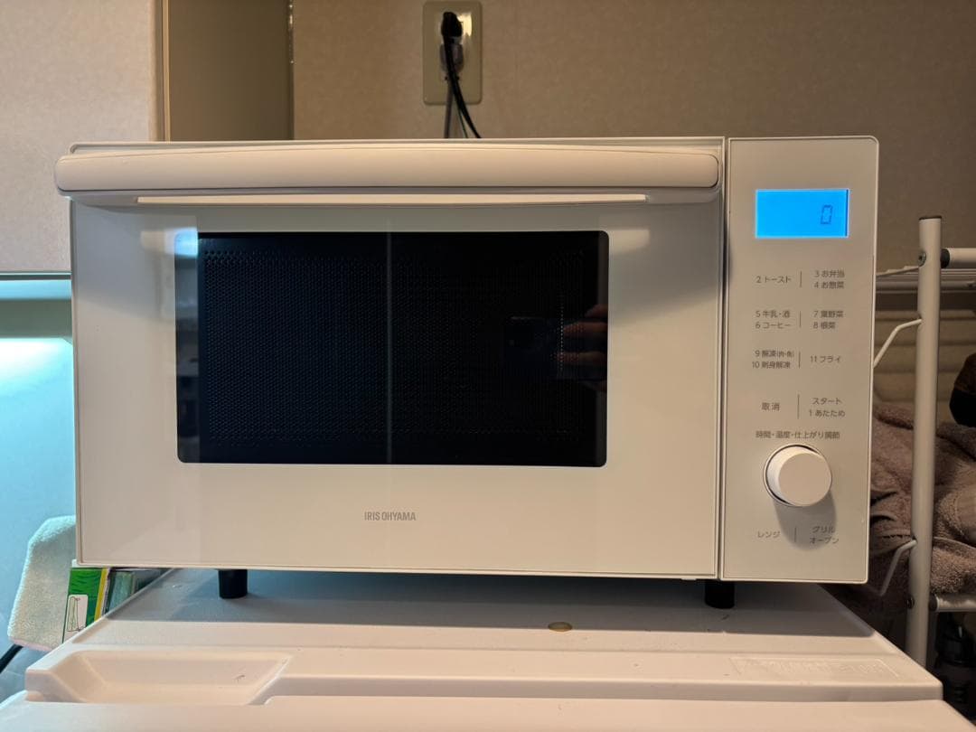 オーブンレンジ アイリスオーヤマ MO-F1809 電子レンジ ホワイト 送料込