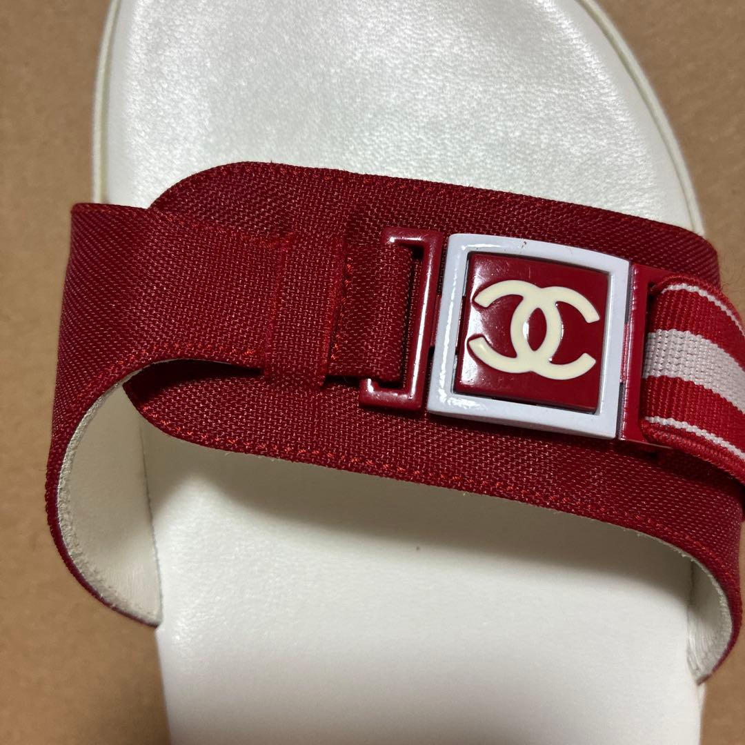 シャネル　スポーツライン　サンダル レディース34