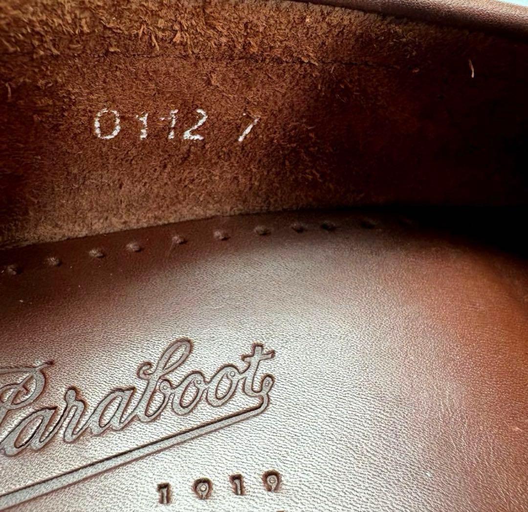 美品 パラブーツ Veritable Mocassin レザー モカシン27cm