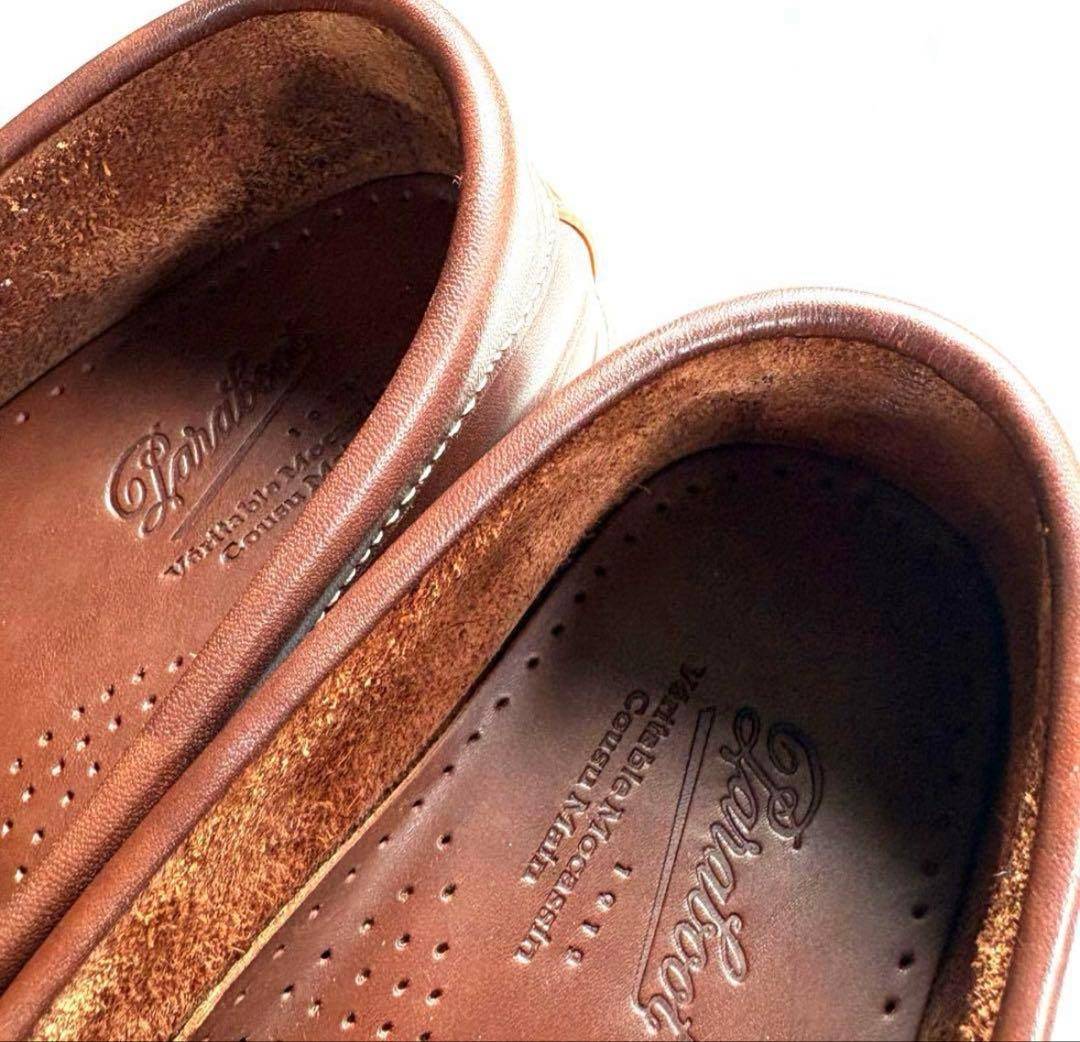 美品 パラブーツ Veritable Mocassin レザー モカシン27cm