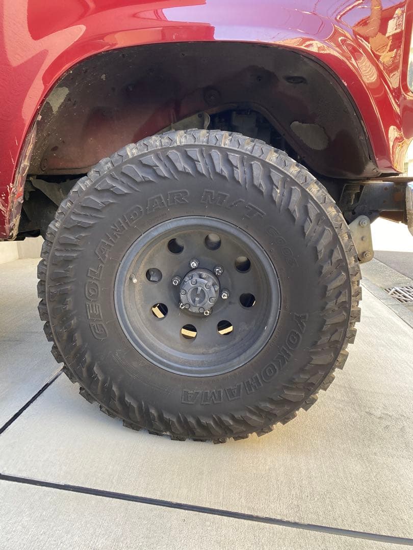 バリ山‼️ヨコハマ ジオランダー MT 33×12.50R15LT ホイールセット