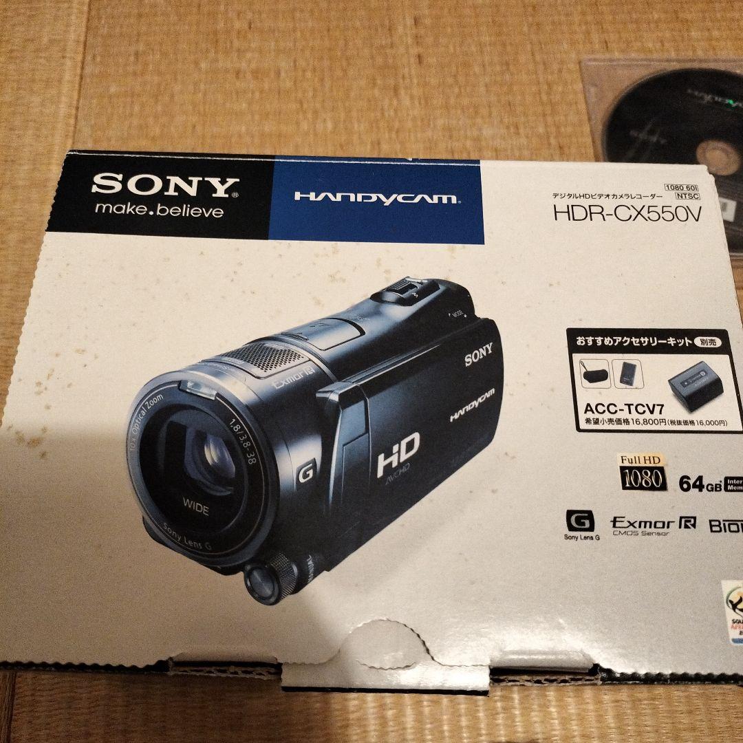 SONY HDR-CX550V ビデオカメラ