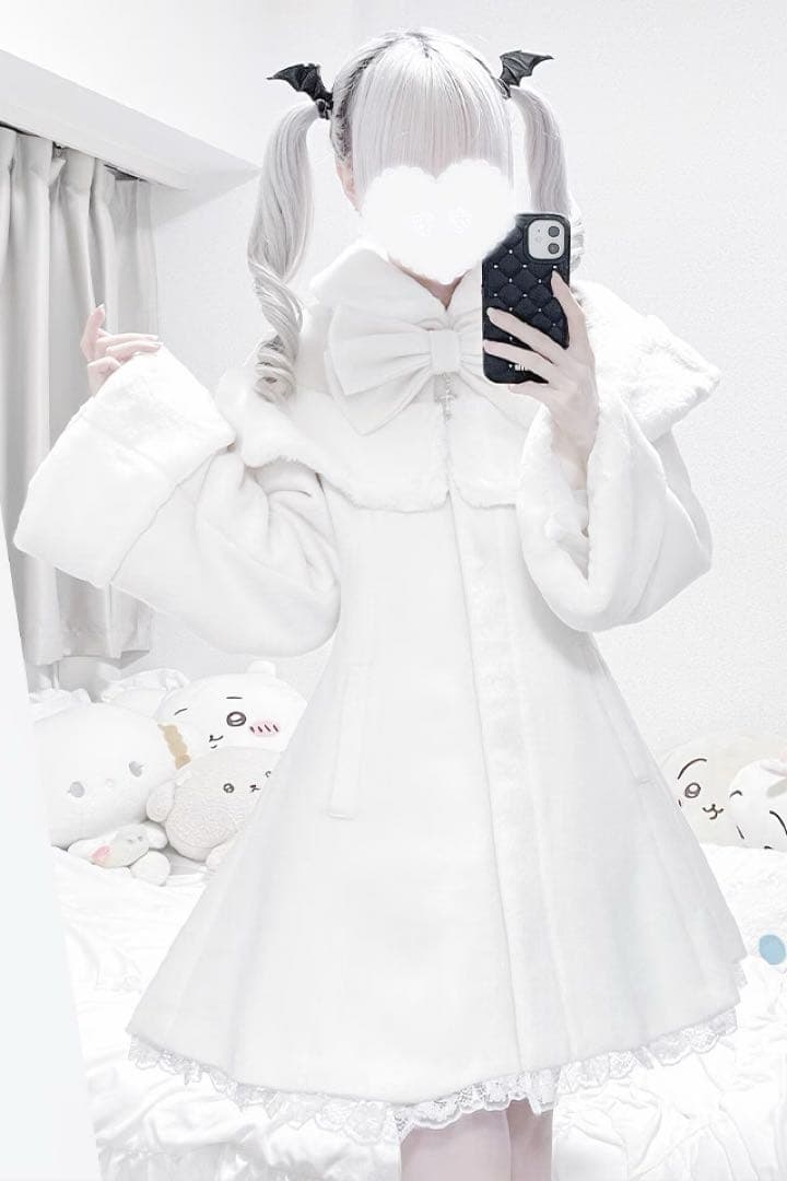 【MA*RS×TETOYちゃんコラボ】クロスリボンケープ付きコート【最終価格】