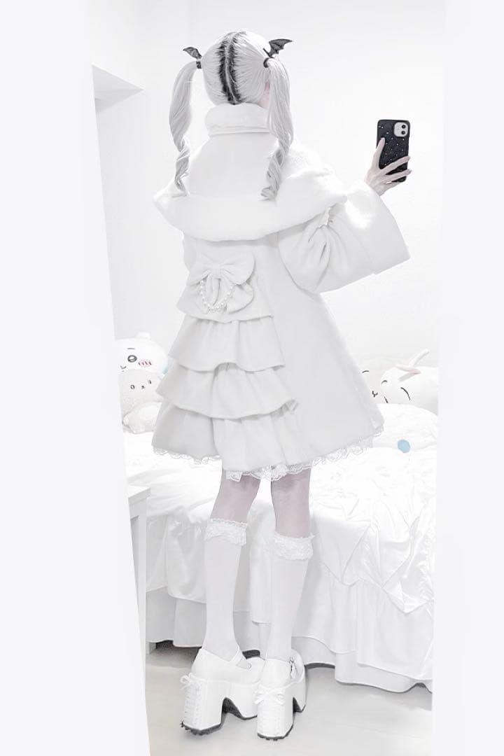 【MA*RS×TETOYちゃんコラボ】クロスリボンケープ付きコート【最終価格】