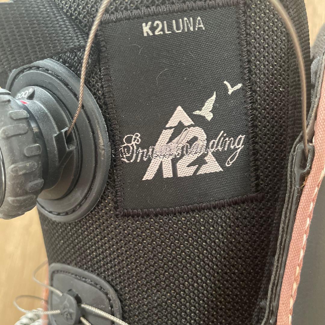 セール中☆美品　K2 LUNA スノーボードブーツ　EURW37 W24