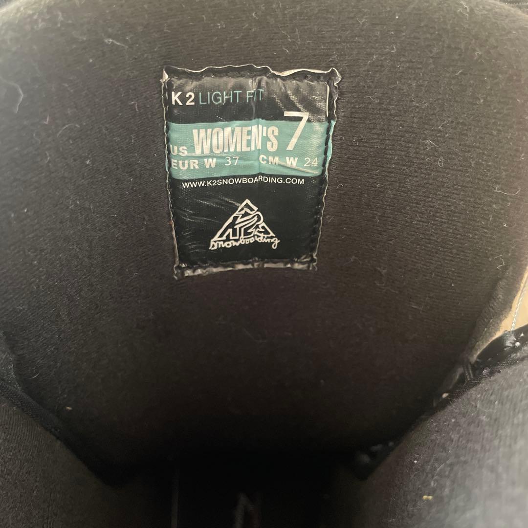 セール中☆美品　K2 LUNA スノーボードブーツ　EURW37 W24