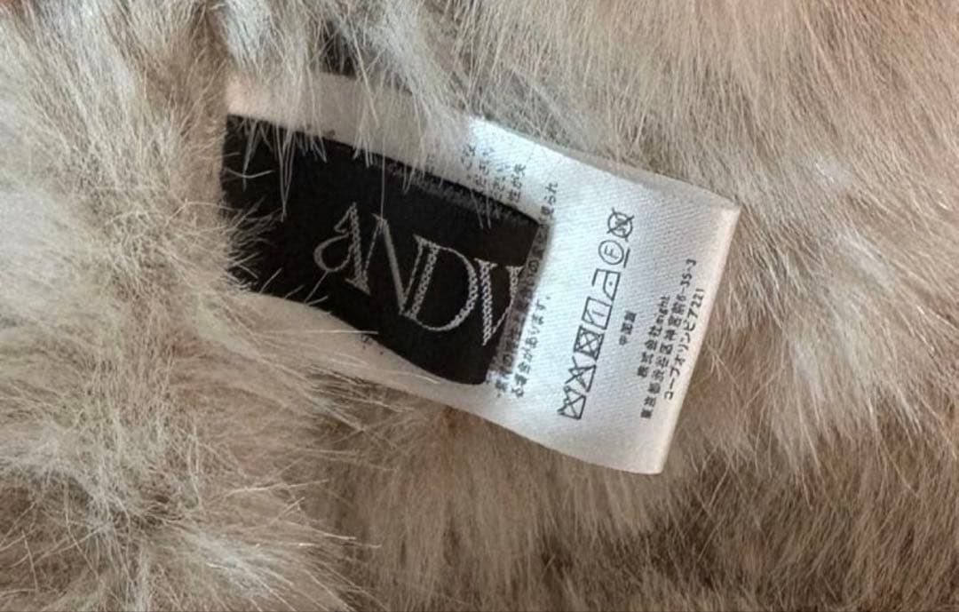 トップス Kirakira2wayfurzipup ANDWANG