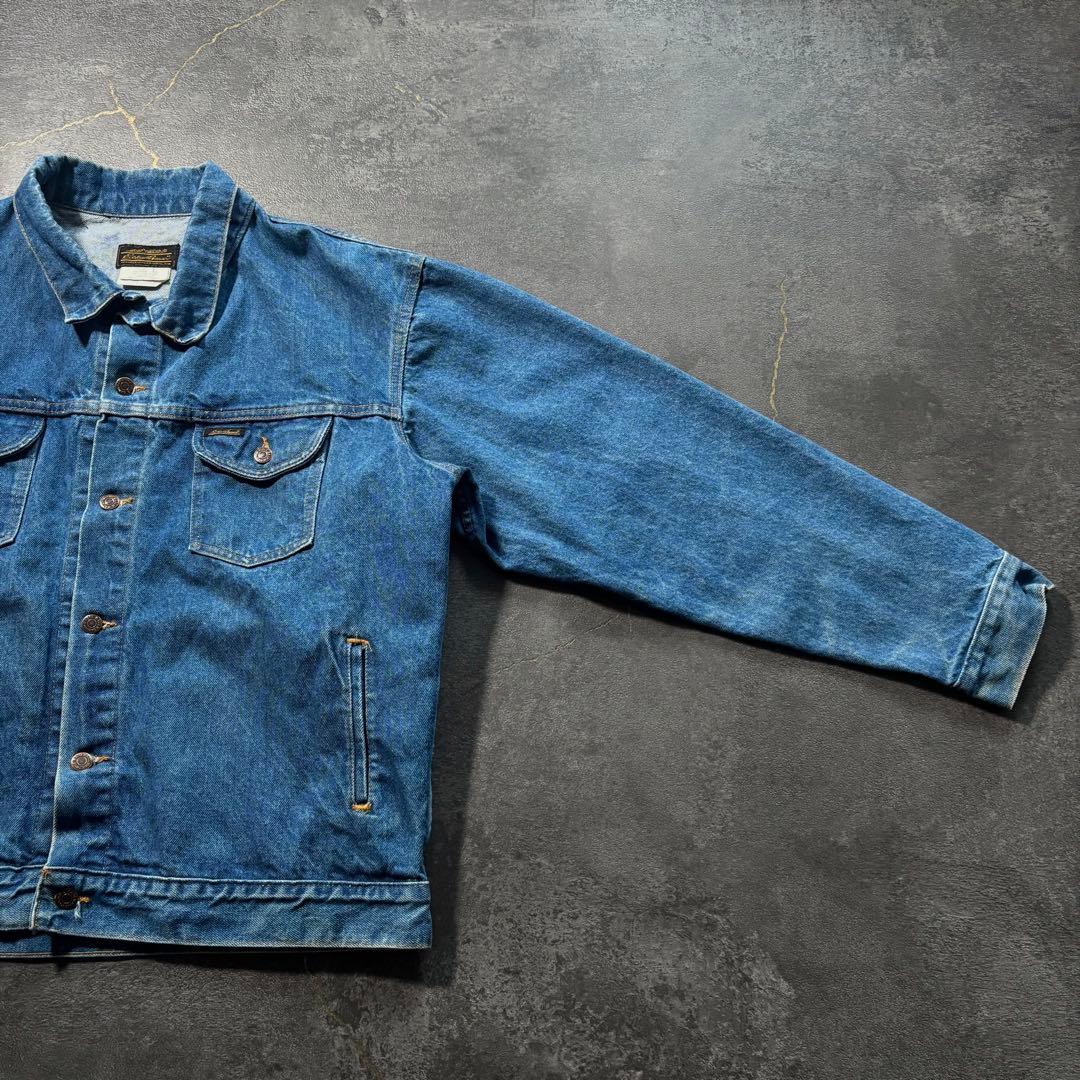 80s Eddie BauerデニムジャケットトラッカージャケットUSA製古着