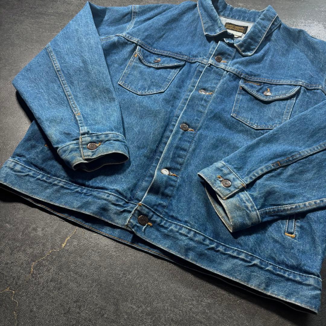 80s Eddie BauerデニムジャケットトラッカージャケットUSA製古着