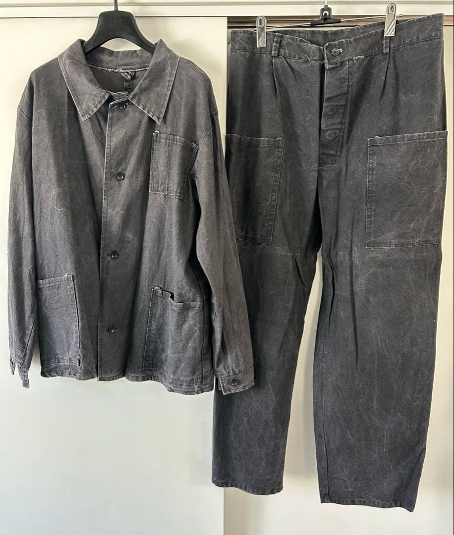 s*o様 ソ連/ロシア プリズナー ワーク　ミリタリー　セットアップ　ブラック