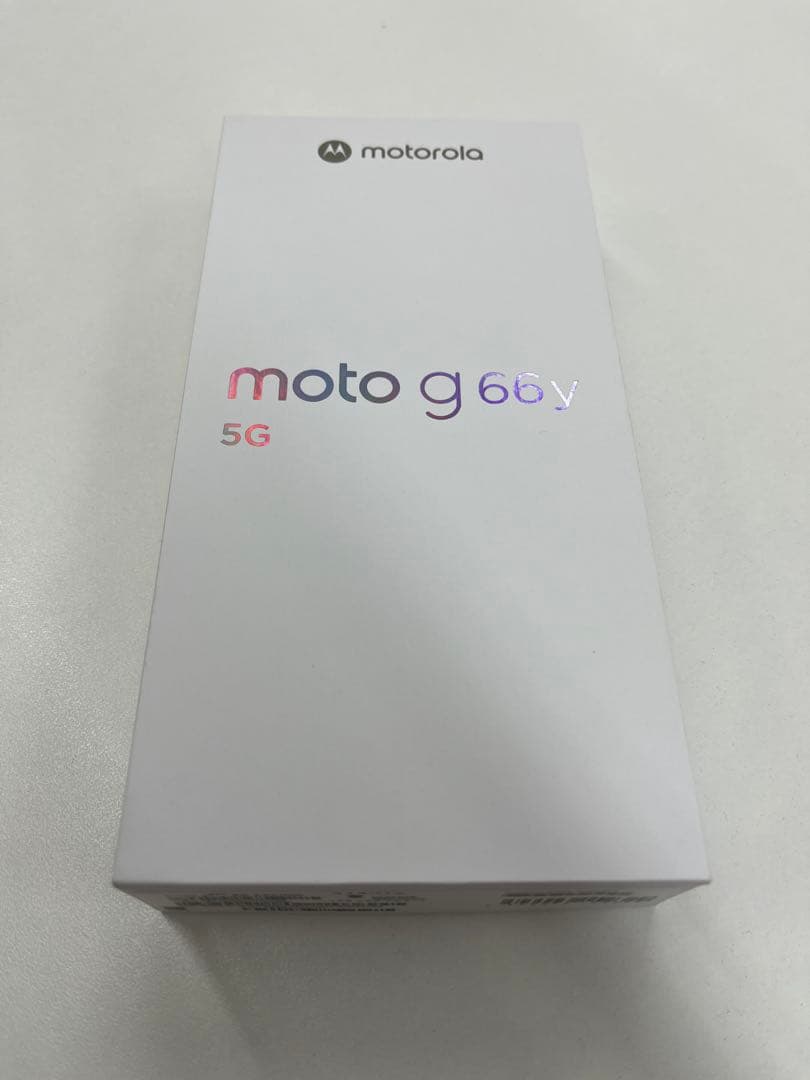 【ほぼ新品】moto g66y 5G ブラックオイスター