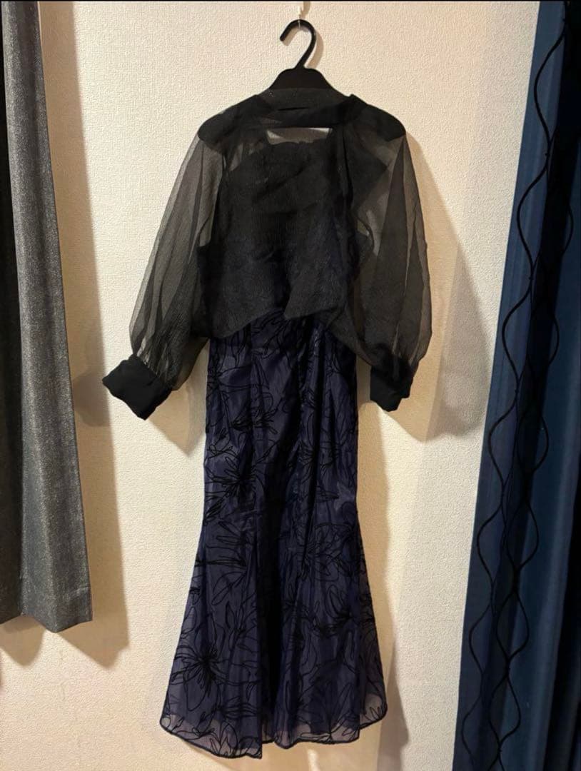 Dorry Doll ボウタイボレロセットドレス　ブルー