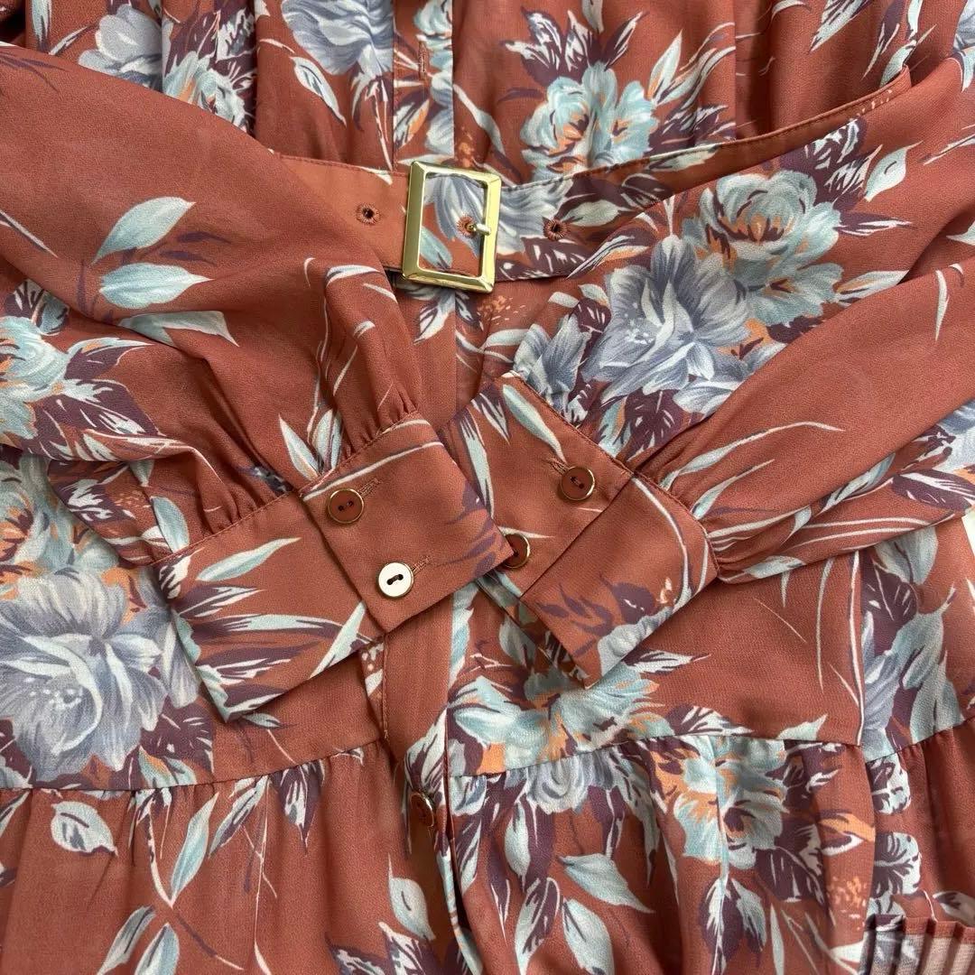 【ミミ】グレースコンチネンタル 花 レトロブーケワンピース 2023AW