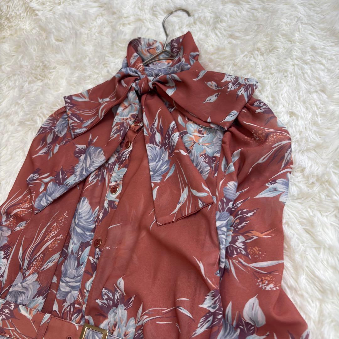 【ミミ】グレースコンチネンタル 花 レトロブーケワンピース 2023AW