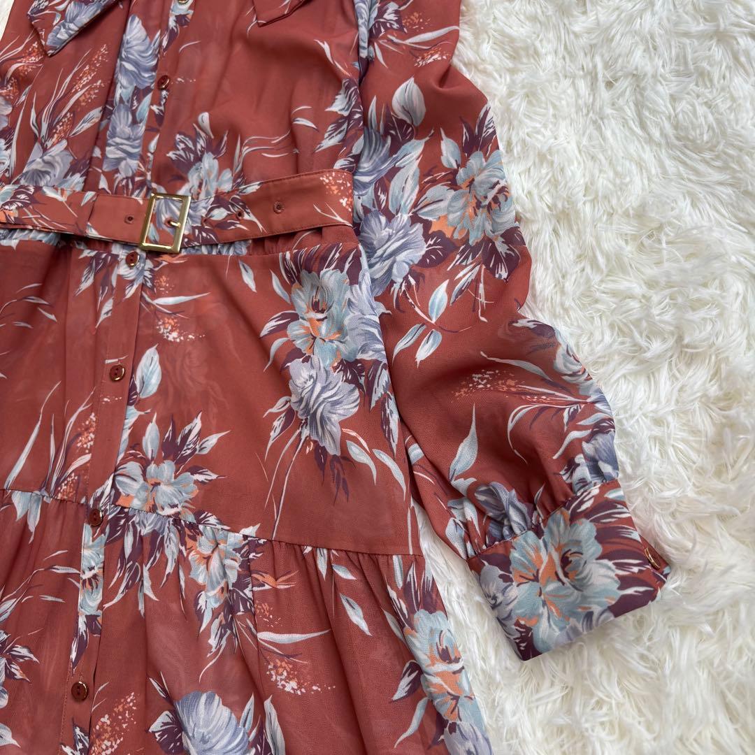 【ミミ】グレースコンチネンタル 花 レトロブーケワンピース 2023AW