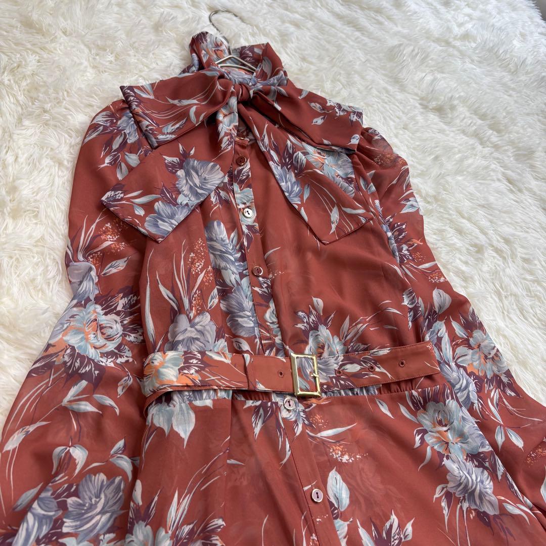 【ミミ】グレースコンチネンタル 花 レトロブーケワンピース 2023AW