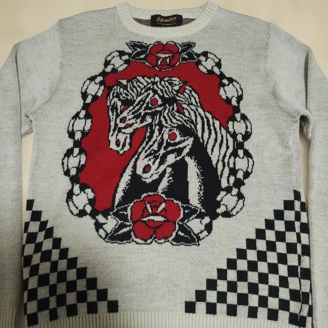 完売品！Soft machine ソフトマシーン ファラオセーターニットM