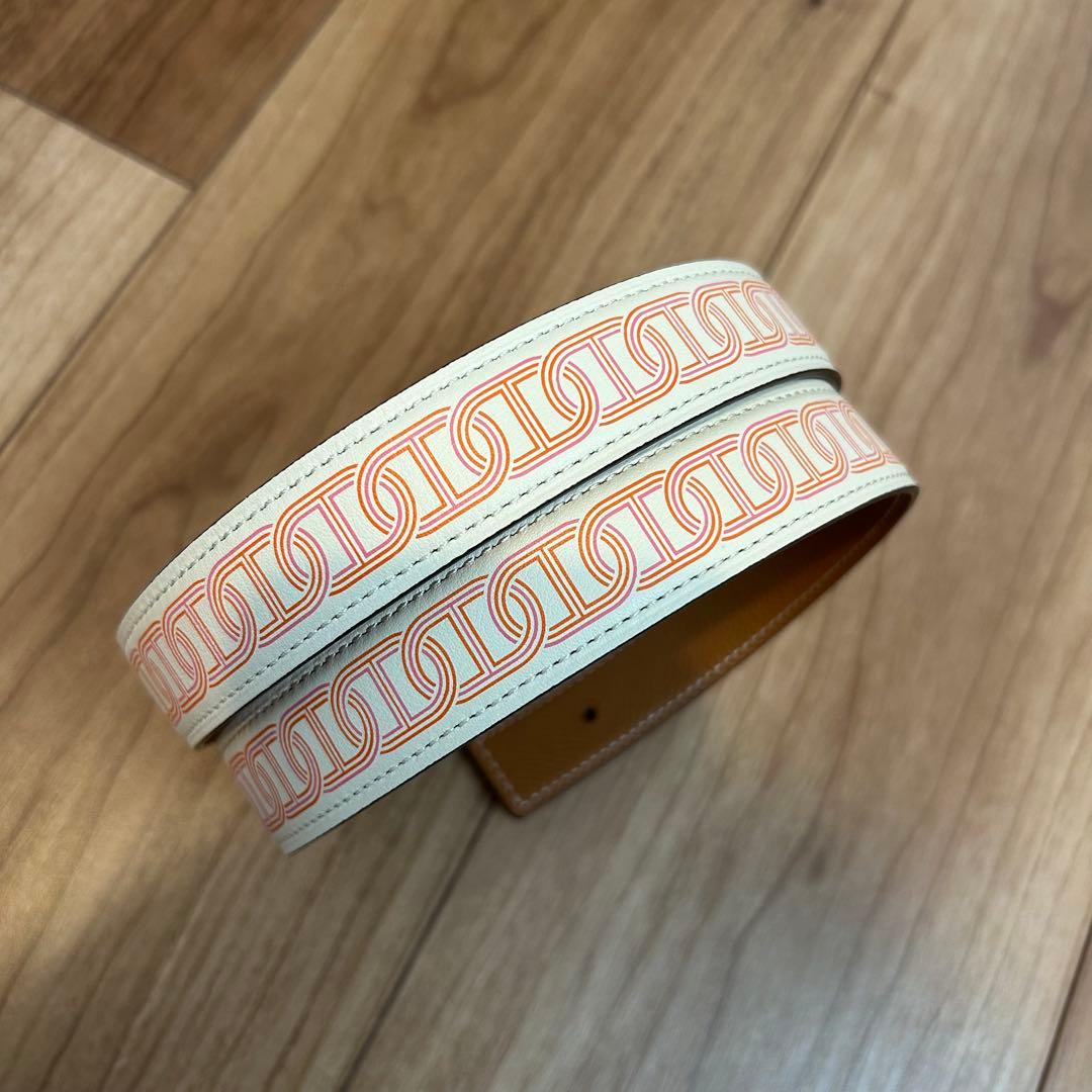 最終値下☆エルメス　ミニコンスタンス　ベルトのみ シェーヌダンクル模様　75