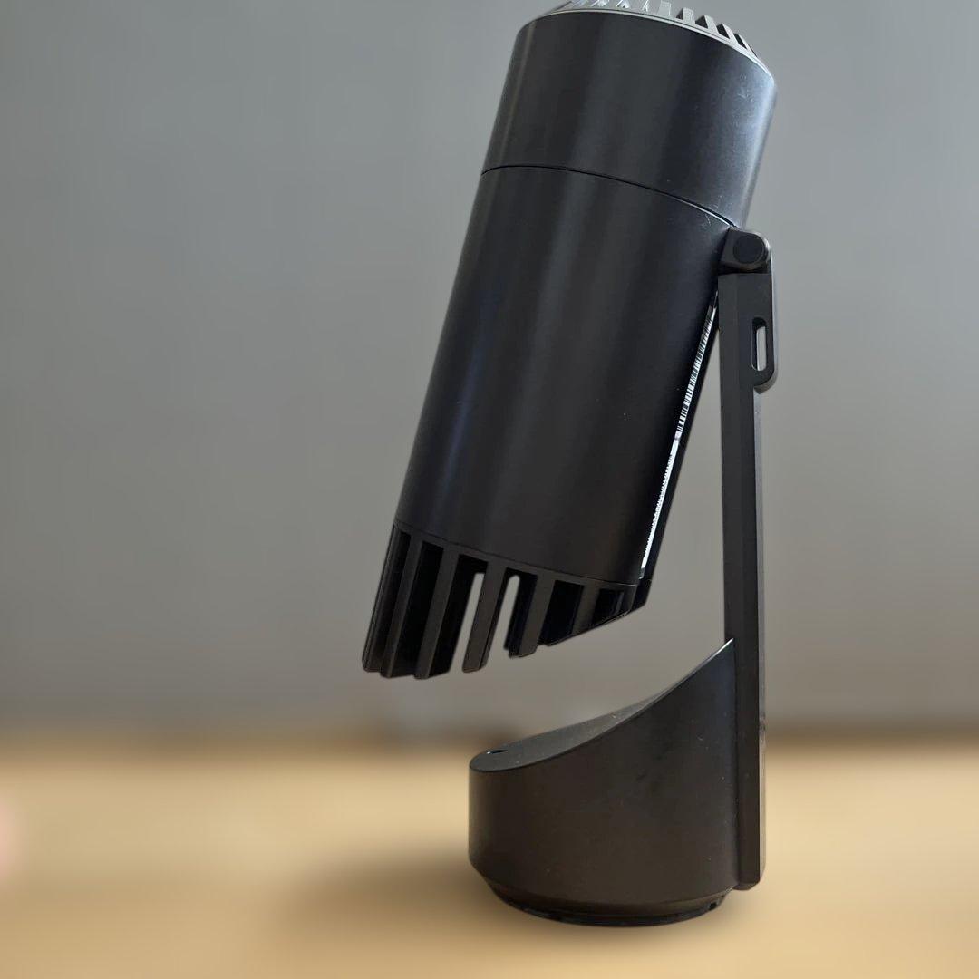 エアドックミニブラック　　 持ち運べる 超小型軽量車内ハウスダスト 花粉症対策