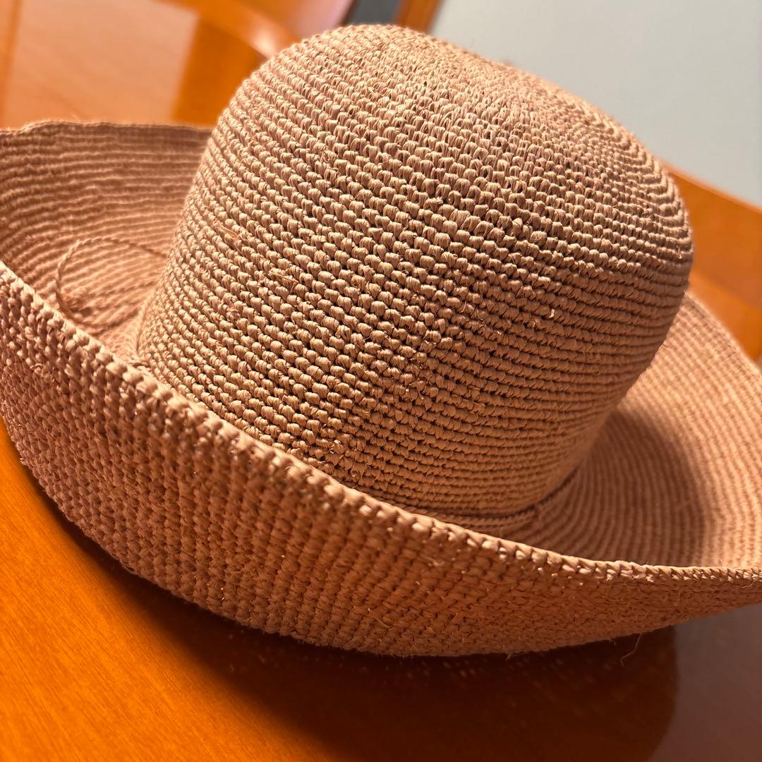 レディース　ヘレンカミンスキー　ラフィアハット/未使用に近い