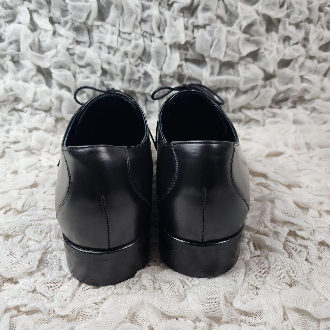 むぎ＊美品 ベニル プレーントゥ レザー シューズ 6㎝ヒールアップ