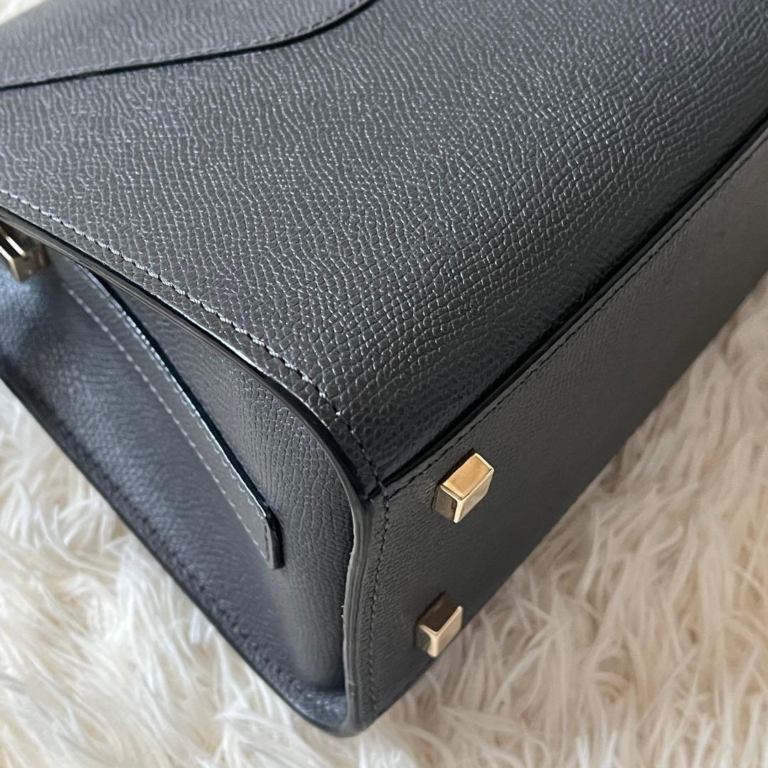 Valextra ヴァレクストラ　ハンドバッグ ミニ　イジィデ　ブラック