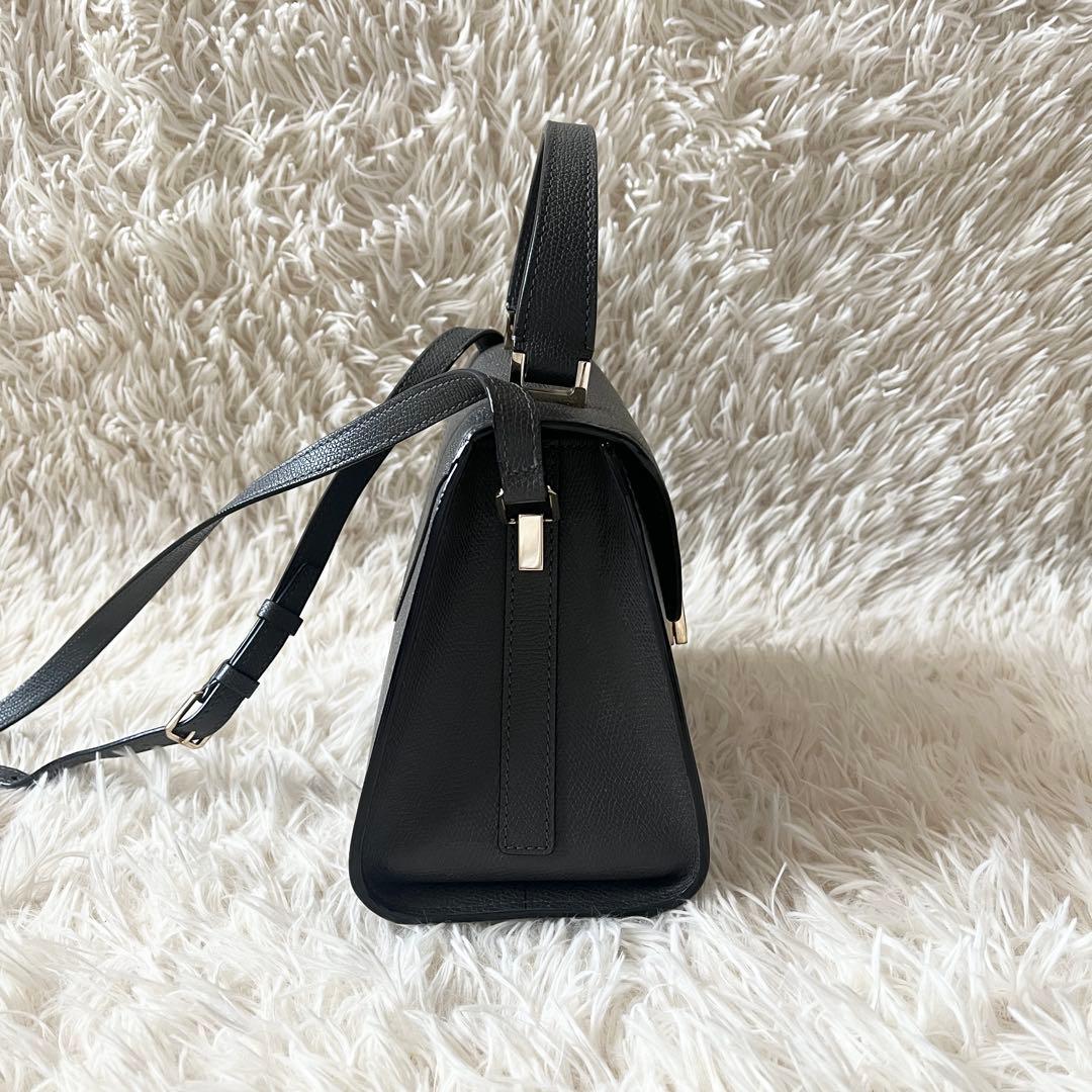 Valextra ヴァレクストラ　ハンドバッグ ミニ　イジィデ　ブラック