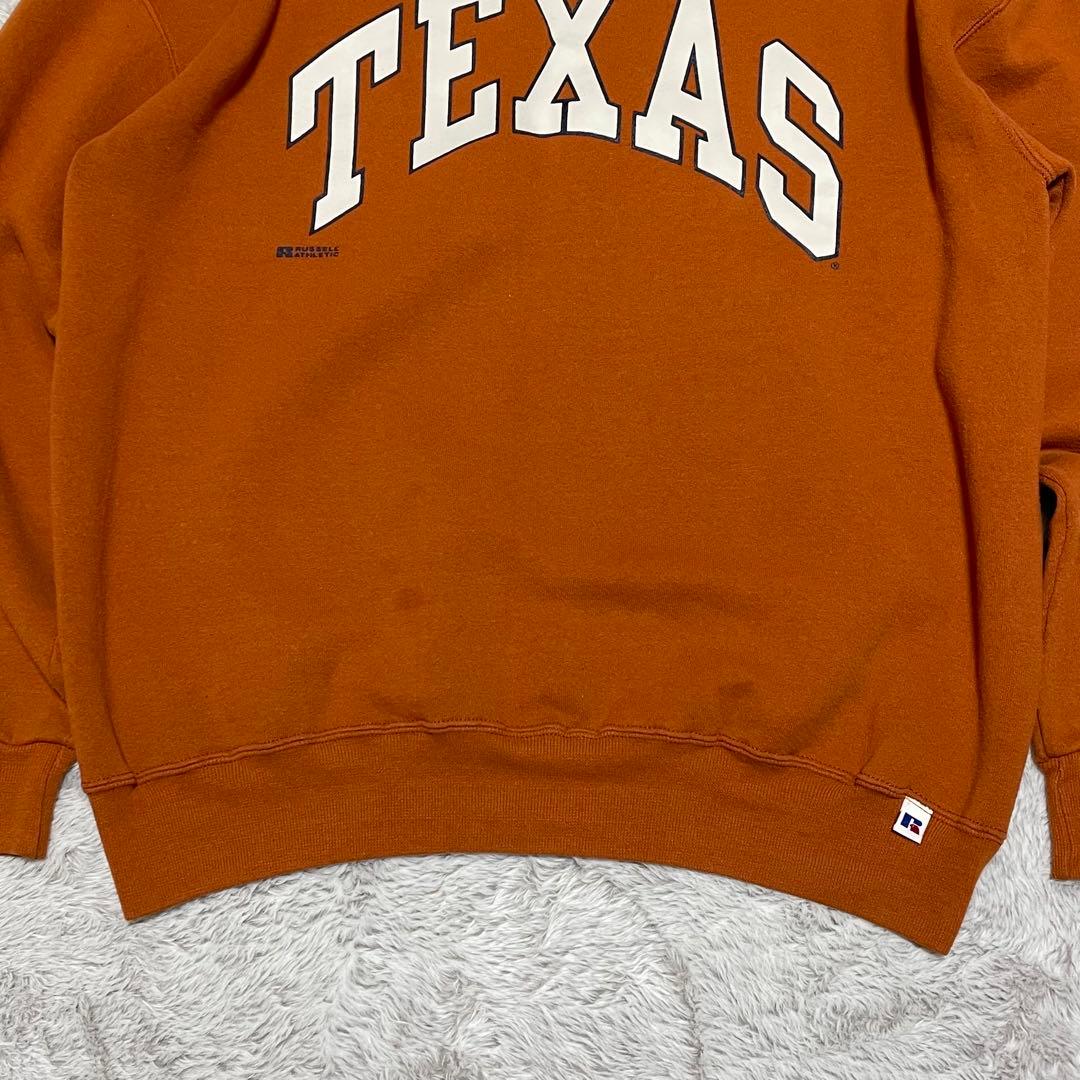 ラッセルアスレチック　スウェット　90s USA製 TEXAS アーチロゴ　XL